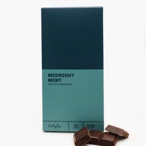 Midnight mint psychedelics chocolate bar