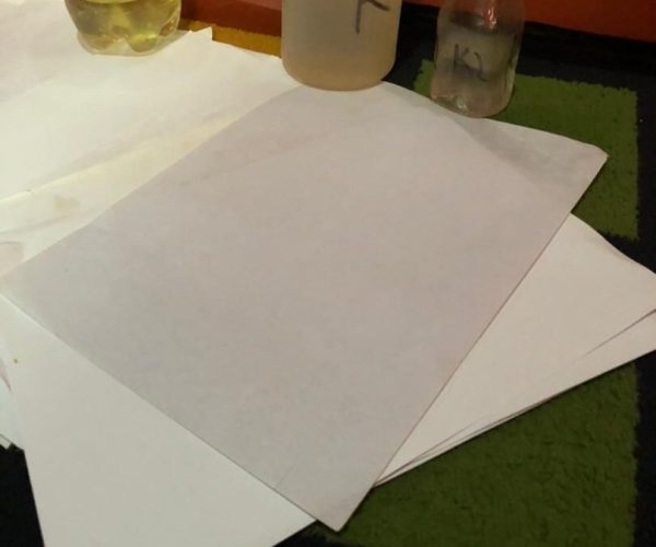 K2 Spice Spray on Paper Sheet